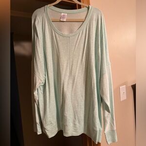 Nwt mint green long sleeve top 3x